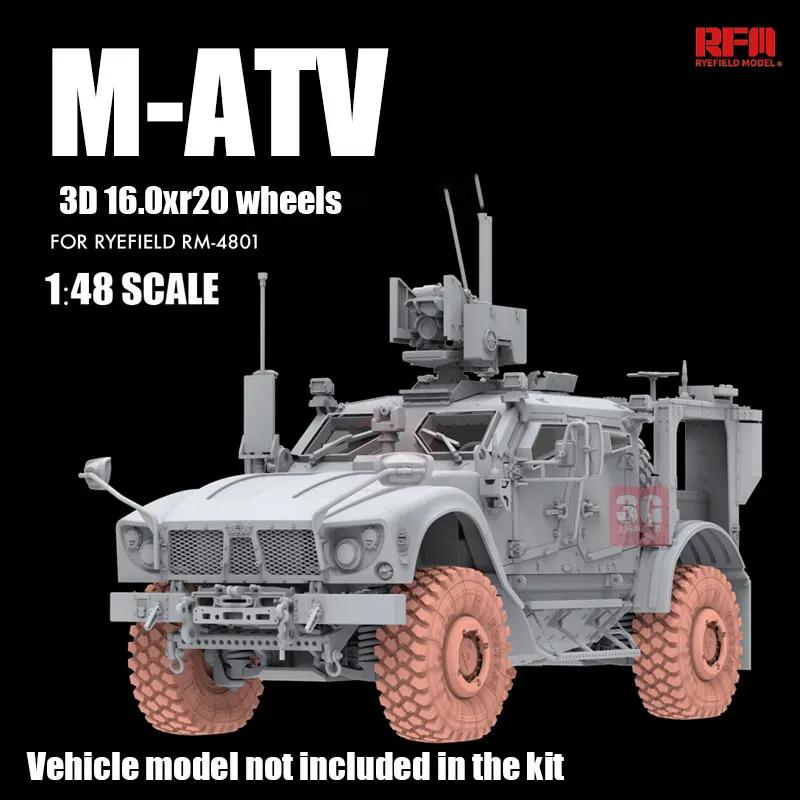 Ryefield  RM-2060 M-ATV, 3D  ߷ , RM-4801 1/48 ȣȯ, 4 